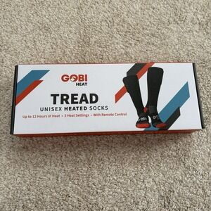 Gobi Heat Tread Heated Unisex Heated Socks Sz L/XL Hiking Skiing Snowboarding